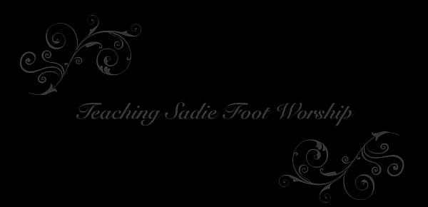  Teaching Sadie Foot Worship TRAILER